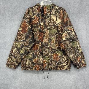 Cabela's Hunting Jacket Pants Set Mens Large Seclusion 3D Camo Hooded‎ 2 Piece